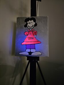 Lucy UV GLOW Painting