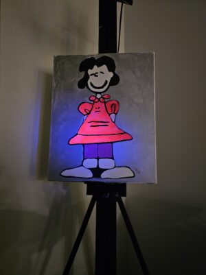 Lucy UV GLOW Painting