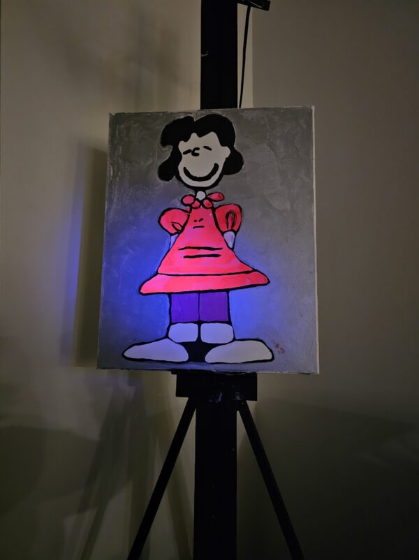 Lucy UV GLOW Painting