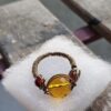 Citrine Crystal Ring