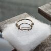 Tiny White Crystal Ring