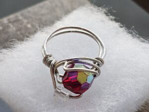 Schwarzkopf crystal red aurora borealis Ring