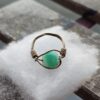 Milky Green Glass Ring