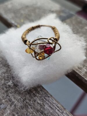 Red - Citrine Joy Ring
