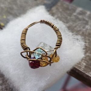 Red - Citrine Joy Ring