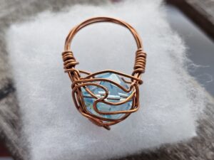 Baby Blue Crystal Ring