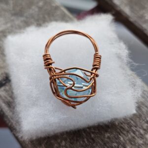 Baby Blue Crystal Ring