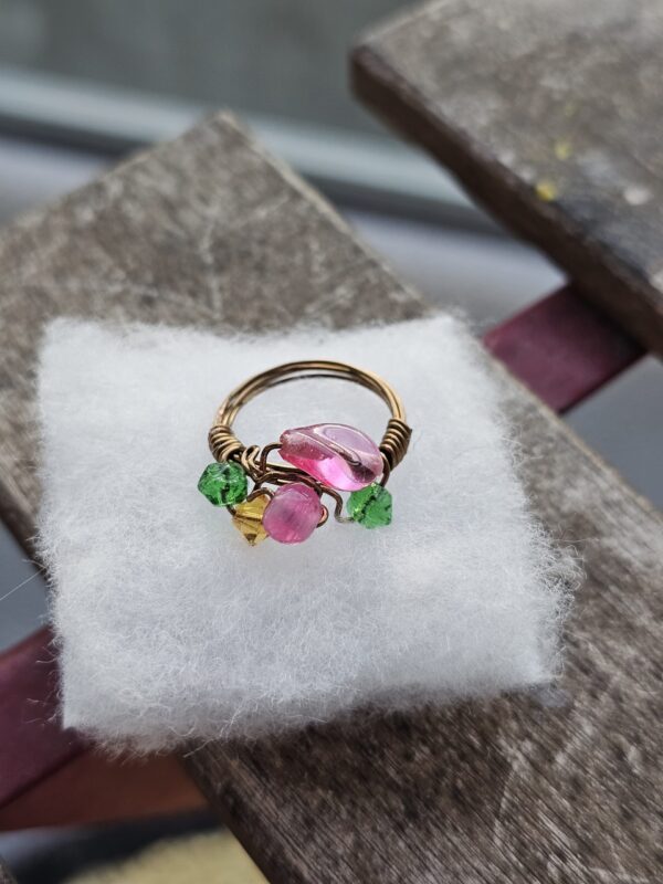 20260208_180555 Dainty Pink Flowers Ring