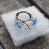 Cloud Blue Glass Ring