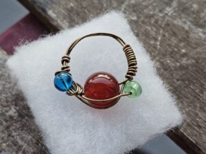 Carnelian Orb Ring