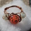 Gold Flaked Murano Ring