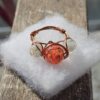 Gold Flaked Murano Ring