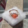 Gold Flaked Murano Ring