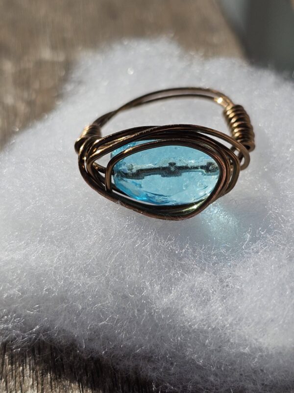 Blue Lagoon Crystal Ring