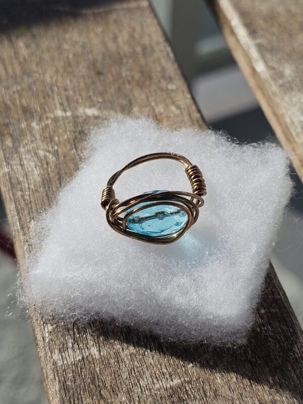 Blue Lagoon Crystal Ring