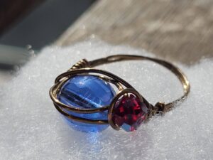 Crystal Blue Persuasion Ring