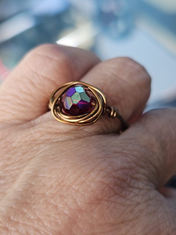20260426_153553 Aurora Borealis Red Crystal Ring