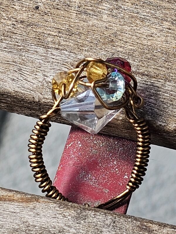 Red - Citrine Joy Ring