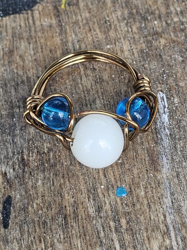 Milk Glass Ring