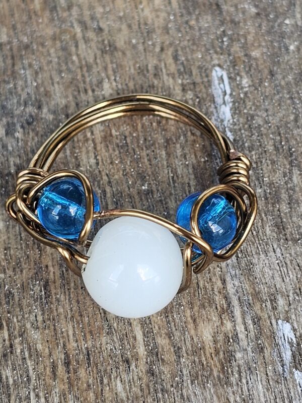 Milk Glass Ring