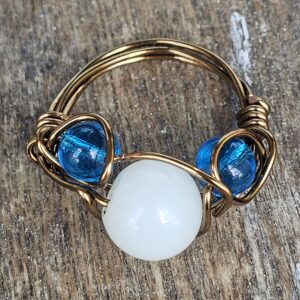 Milk Glass Ring