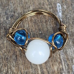 Milk Glass Ring