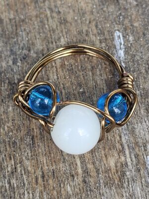 Milk Glass Ring