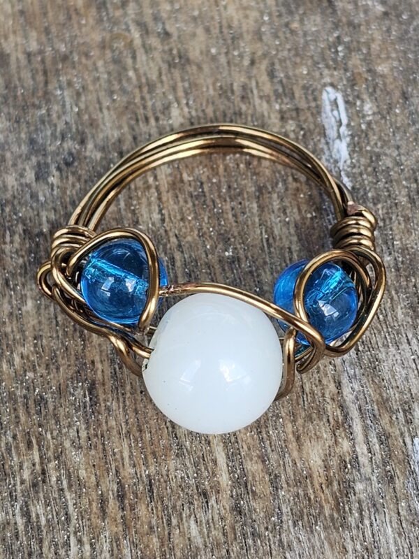 Milk Glass Ring