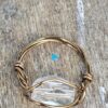 Tiny White Crystal Ring