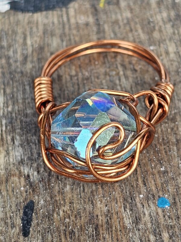 Baby Blue Crystal Ring