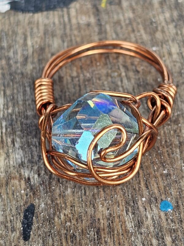 Baby Blue Crystal Ring