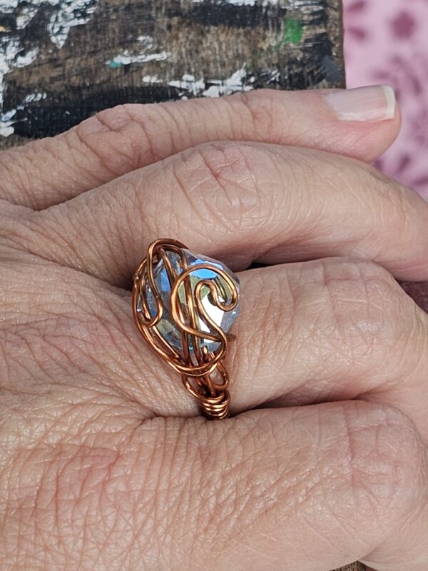 Baby Blue Crystal Ring