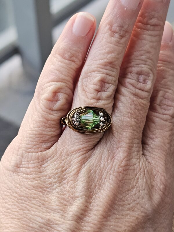 Victorian Tiny Green Jewel
