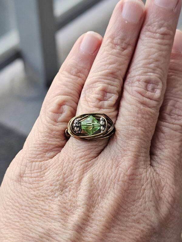 Victorian Tiny Green Jewel