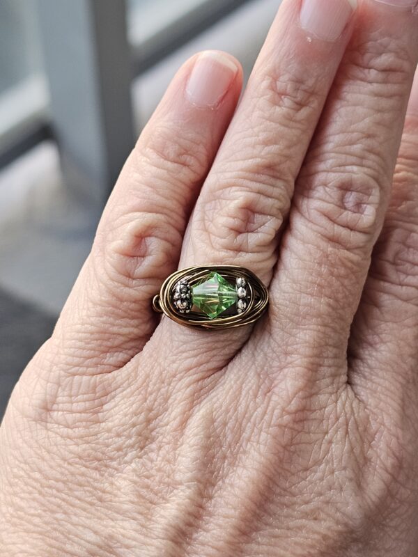 Victorian Tiny Green Jewel