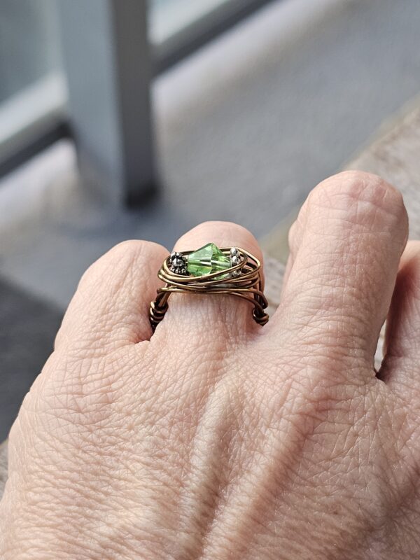 Victorian Tiny Green Jewel