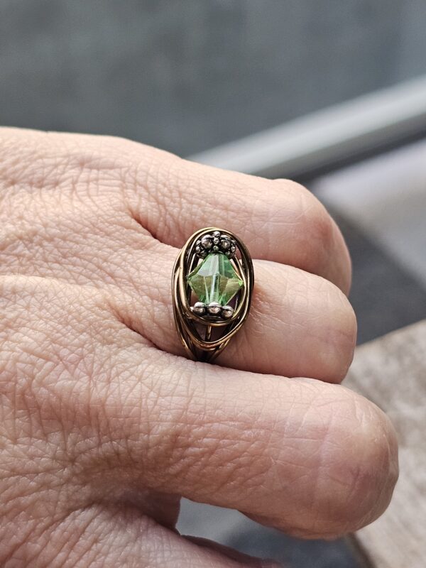 Victorian Tiny Green Jewel