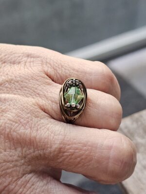 Victorian Tiny Green Jewel