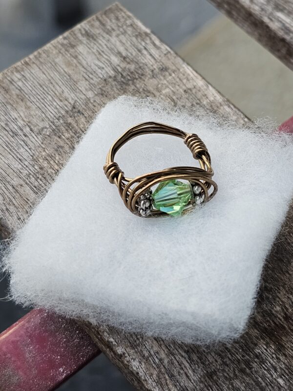 Victorian Tiny Green Jewel