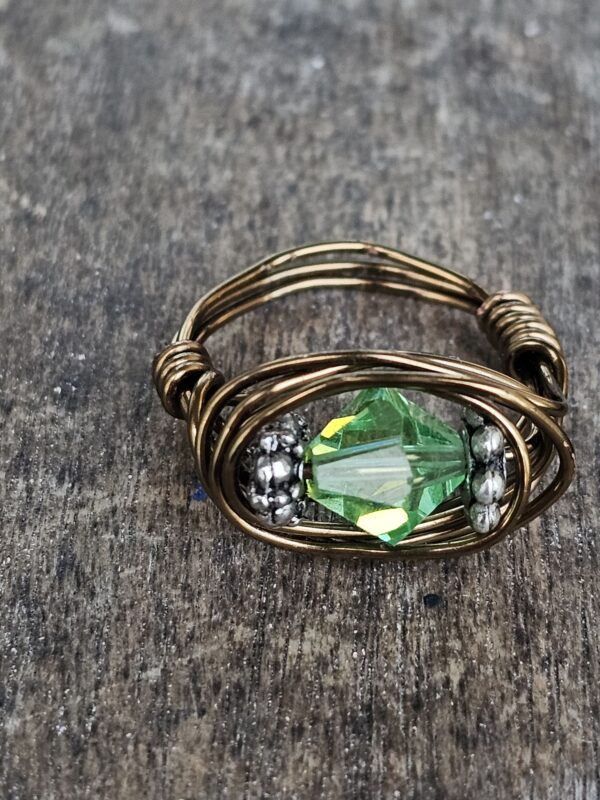 Victorian Tiny Green Jewel