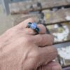 3 Blue Glass Balls