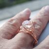 Magic Iridescent Glass Rainbow ring