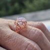 Magic Iridescent Glass Rainbow ring