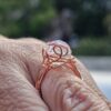Magic Iridescent Glass Rainbow ring
