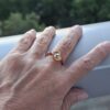 Lemon Drop Glass Ring