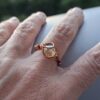 Lemon Drop Glass Ring
