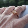 Lemon Drop Glass Ring