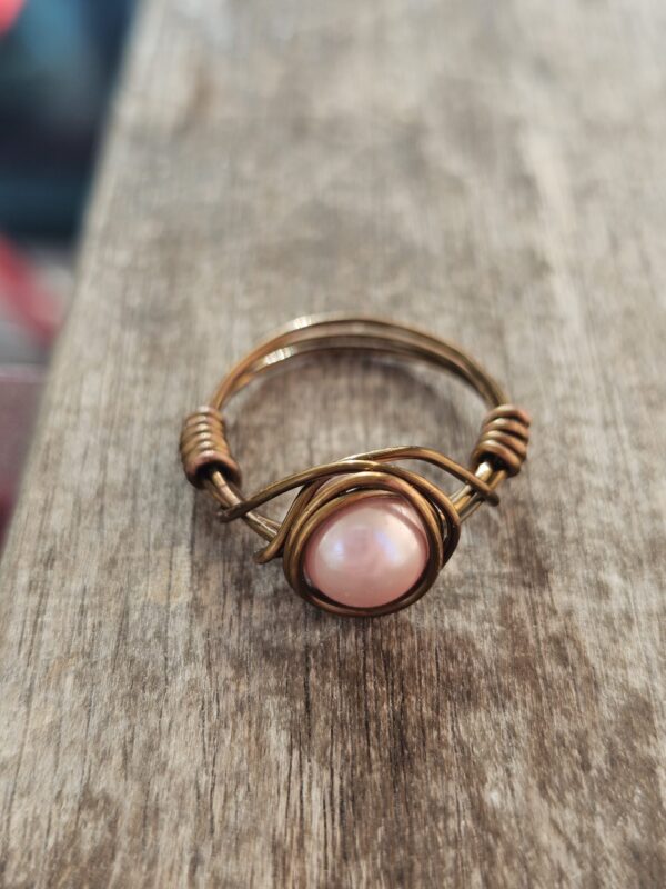 Pinkie Pearl Ring