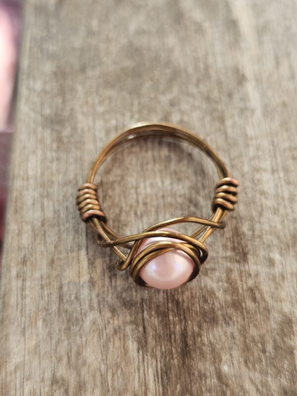 Pinkie Pearl Ring