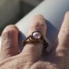Pinkie Pearl Ring